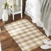 Design Imports Buffalo Check Chindi - Stone & Cream - 26 X 40 In - 4 of 4