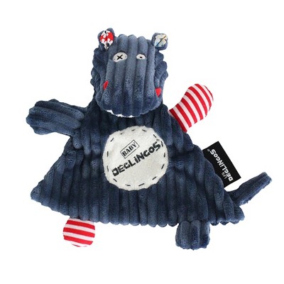 TriAction Toys Les Deglingos Plush Baby Comforter | Hippipos the Hippo