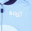 Seven Times Six Bluey Hoodie Kids 3D Ears Embroidered Long Sleeve Zip Up Costume Sweatshirt Blue - 2 of 4