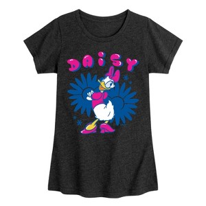 Girls' - Disney - Drippin Daisy Fitted Short Sleeve Graphic T-Shirt - 1 of 4