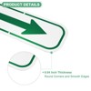 Unique Bargains Aluminum Reflective Outdoor Lawn Arrow Sign 1 Pc - 2 of 4