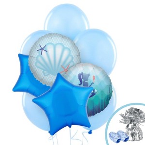 Mermaids Under the Sea Balloon Bouquet, Blue