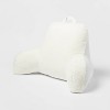 Faux Shearling Bed Rest Pillow Gray - Room Essentials™
