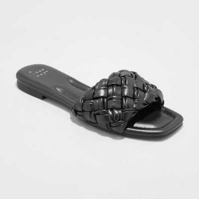 Wide Slide Sandal in Black – Melissa Shoes