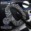 Aoibox 10PCS Car Detailing Cleaning Kit with Brushes, Duster, Gel & Microfiber Cloths for Auto & Truck Interior Care - 3 of 4