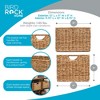 BIRDROCK HOME Handwoven Seagrass Storage Baskets with Handles - Set of 3 for Pantry, Living Room, Office & Bathroom, Natural - 3 of 4