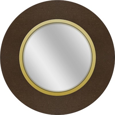 18" x 18" Azra Wood Wall Mirror - PTM Images