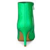 Allegra K Women's Pointed Toe Size Zipper Stiletto High Heel Ankle Boots - 4 of 4