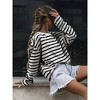 Women's Over and Over Striped Blouse - Sweetkama - image 2 of 2