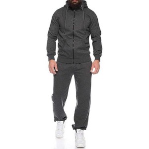 COOFANDY Sweatsuits for Men 2 Piece tracksuit Sets Full Zip Hoodie Sweatpants for Men Casual Sports Jogging Suits - 1 of 4