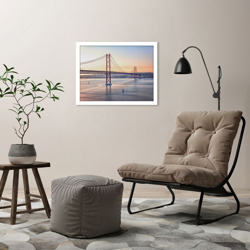Americanflat Modern Wall Art Room Decor - Abril Bridge by Manjik Pictures, 5 of 6