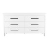 NicBex Stylish Wooden Dresser with 6 Spacious Drawers Minimalist Closet Storage with Superior Top for Bedroom, Living Room, Hallway - 2 of 4