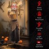Whisen Battery-Operated Halloween Pumpkin Ghost, Sound-Activated Scary Voice & LED Eyes - 3 of 4