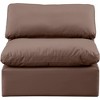 Meridian Furniture,Indulge Vegan Leather Armless Chair - 4 of 4
