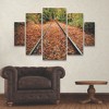Trademark Fine Art Susan Vizvary Photography Looking Down the Tracks 5 Piece Panel Set Art - 3 of 3