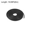 Unique Bargains Rubber Round Soundproof Insulation DIY Warehouse Weather Seal Strip - 3 of 4