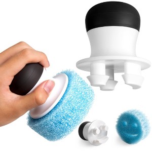 Juvale [2 Pack] Palm Brush Holder - Dish Sponge Brush Holder - 1 of 4