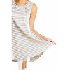 Women's Sleeveless Low Sides Striped Tunic - umgee - 3 of 4
