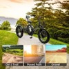 Topteng Electric Trike, 3 Wheel Bicycle with 4.0 Fat Tire - 4 of 4