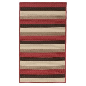 Colonial Mills Norwood Braided Runner, Red Brown 2x5, Rectangle Shape - 1 of 4
