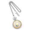 Black Bow Jewelry Charles Hubert Two-tone Gold Finish Double Cover Pocket Watch - 4 of 4