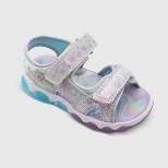 Frozen Toddler Girls' Ankle Strap Sandals - Silver