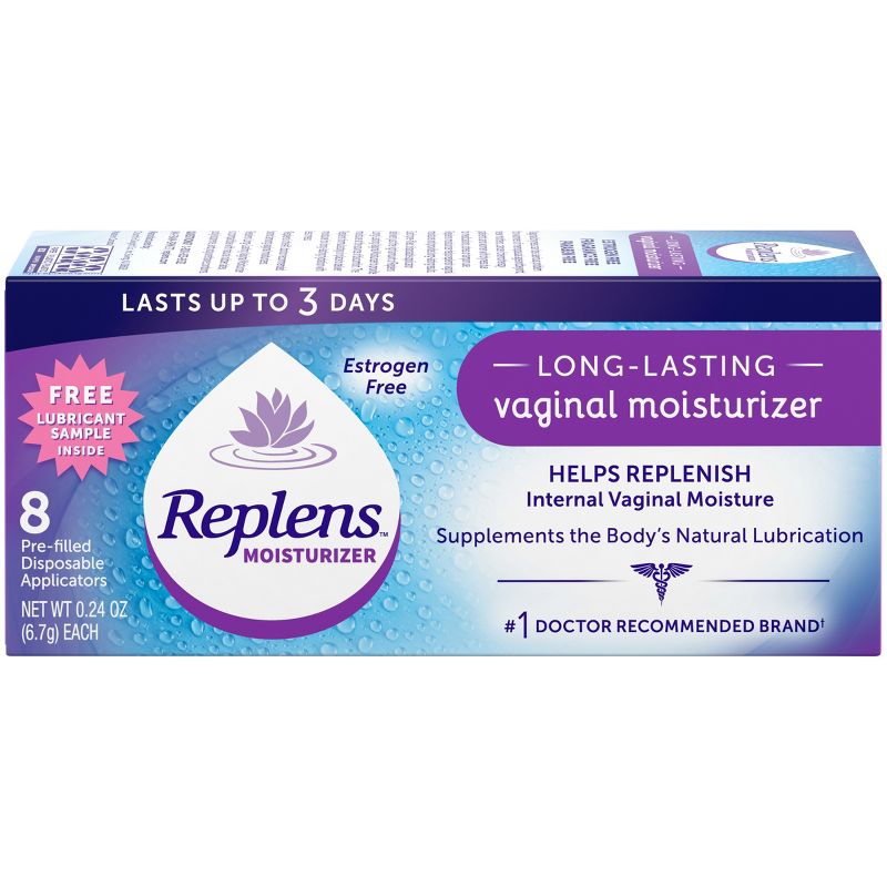 Replens Long Lasting Vaginal Moisturizer - 8 Applicators/1.92oz, 3 of 9