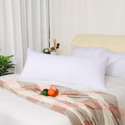 1 Pc Body 20"x48" 1800 Series Soft Brushed Microfiber Soft Pillowcase White - PiccoCasa