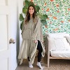 Tirrinia Blanket Comfy Plush Fleece Wearable Blanket for Adult Women Men Kids Throw Wrap Cover Indoors or Outdoors , 55''x 80'' - 3 of 4