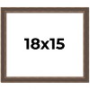 PosterPalooza | Elegant Brown Picture Frame - UV Acrylic, Backing Board, Hanging Hardware Included - 2 of 4