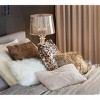 Luxe Belton Faux Fur Pillow | 2-Pack | 12"x20" - 3 of 4