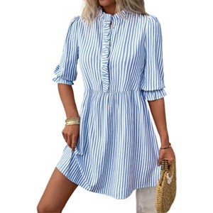 strapless open back dress RETRO DRESS main image 1