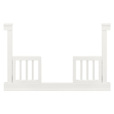 Warm White Wooden Toddler Bed Conversion Kit