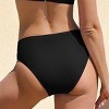 Women's Mid Waist Bikini Bottoms with Ruching Details - Cupshe - 3 of 4
