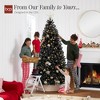 Best Choice Products Pre-Lit Black Christmas Tree, Artificial Holiday Decoration w/ Branch Tips, Incandescent Lights - 4 of 4