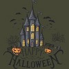 Men's Design By Humans Happy Halloween By darkstroke T-Shirt - 2 of 3