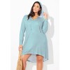 Swimsuits for All Women's Plus Size Pack N' Go Wrinkle-Resistant Cover Up Hoodie Dress - image 4 of 4