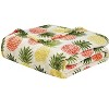 Noble House Extra Comfy and Plush Oversized Throw Blanket - Tropical Pineapple - 50" x 70" - 3 of 3