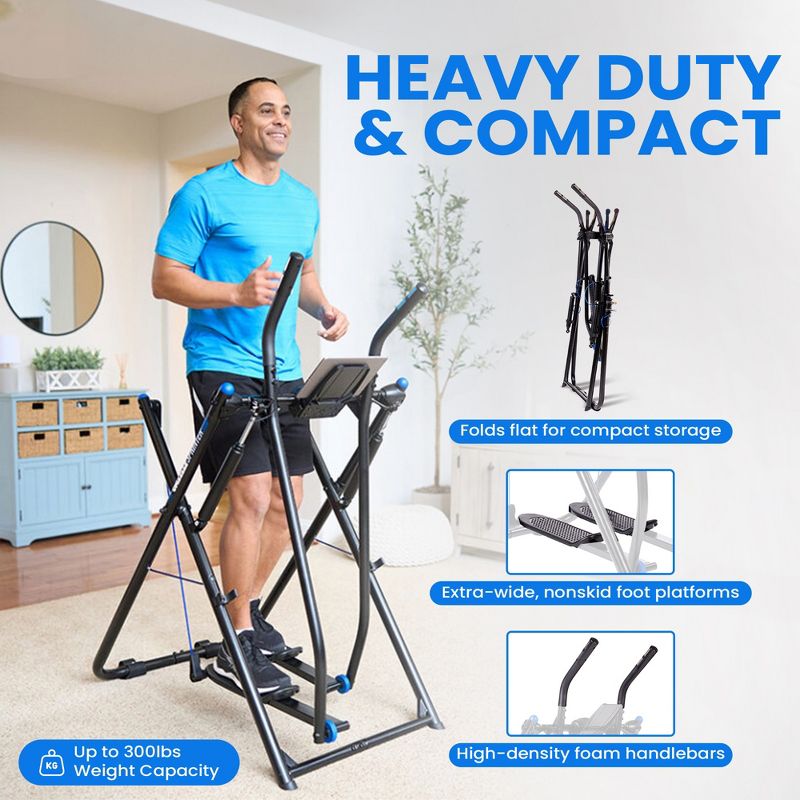 Gazelle Tony Little Pacer Total Body Fitness Workout Exercise Elliptical Glider Supports with Low-Impact Design For Home Gym, 3 of 7