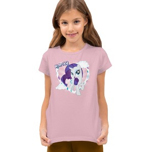 Boys' Short Sleeve My Little Pony Tv Rarity T-Shirt - 1 of 4