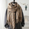 Anna-Kaci Plaid Winter Scarf Soft Cozy Woven Wrap with Fringe Edges 81×26.5 Inches - 2 of 4
