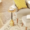 JIONJOY Modern Pedestal End Table - Round Martini Drink Table with Sturdy Base for Small Spaces, Living Room & Bedroom - 3 of 4