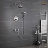 CASAINC 3-Spray Patterns 8.3 in. Tub Wall Mount Dual Shower Heads in Spot Resist - 4 of 4