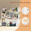 deli Desktop Bookshelf, High-Capacity Desk Hutch Organizer with 7 Shelves and 2 Drawers for Computer Desk - 4 of 4