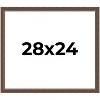 PosterPalooza | Elegant Brown Picture Frame - UV Acrylic, Backing Board, Hanging Hardware Included - 2 of 4