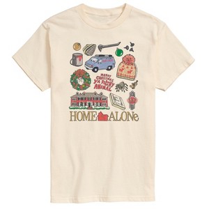 Men's - Home Alone - Ha Icon Grid Short Sleeve Graphic T-Shirt - 1 of 3