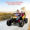 2-Seater 24V Ride-On UTV – Powerful 4WD Electric Car for Kids with Remote Control, Shock Absorbers, Leather Seats, Music & Lights - 2 of 4
