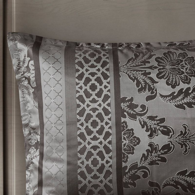 7pc Mirage Polyester Jacquard Comforter Bedding Set, 6 of 16