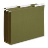 Universal Hanging File Folder Plastic Index Tabs, 1/3-Cut, Clear, 3.7" Wide, 50/Pack - 3 of 4