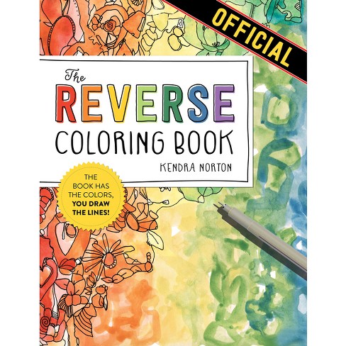 Reverse Coloring Book Anime - By Luka Poe (paperback) : Target